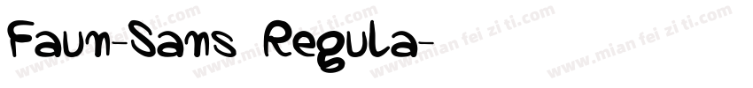 Faun-Sans Regula字体转换